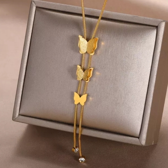 Jewelry - Butterfly Bolo Tie